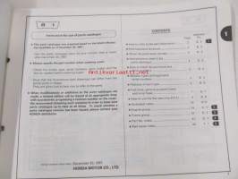 Honda Lawn mower HRB536C, HRM536C Parts catalogue 1 -varaosaluettelo