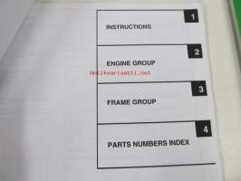 Honda Lawn mower F405, F405K1 Parts catalogue  -varaosaluettelo