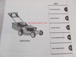 Honda Lawn mower HRB215K2.K3, HRM215K2.K3, HRB535K2.K3, HRM535K2.K3 Parts catalogue 4 -varaosaluettelo
