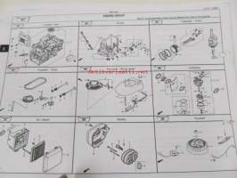 Honda Lawn mower HRD536C, HRD536CK1 Parts catalogue  -varaosaluettelo