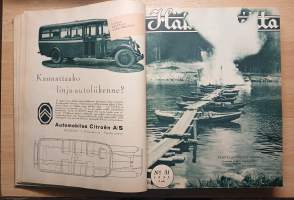 Hakkapeliitta - lehdet sidottuina kansiin 27-52 1931