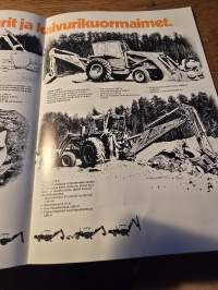 kovat kotimaiset valmet/ valtra työkoneet 1976 myyntiesite