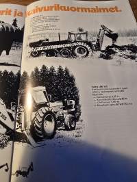 kovat kotimaiset valmet/ valtra työkoneet 1976 myyntiesite