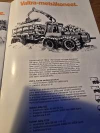 kovat kotimaiset valmet/ valtra työkoneet 1976 myyntiesite