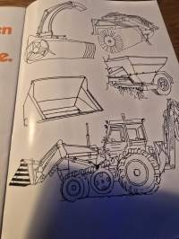 kovat kotimaiset valmet/ valtra työkoneet 1976 myyntiesite