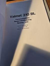 valmet 310 b varaosaluettelo