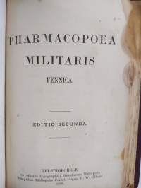 Pharmacopoea Fennica. Pharmacopoea militaris Fennica