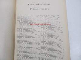 Helsingin kaupungin kunnallisverotuskalenteri - Helsingfors stads kommunala taxeringskalender 1935