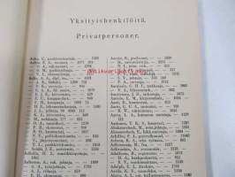 Helsingin kaupungin kunnallisverotuskalenteri - Helsingfors stads kommunala taxeringskalender 1945