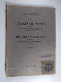 Lääkintölaitos uusi jakso 37. Lääkintöhallituksen kertomus vuodelta 1920 =  Medicinalverket ny följd 37. Medicinalstyrelsens berättelse för år 1920