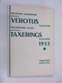 Helsingin kaupungin kunnallisverotuskalenteri - Helsingfors stads kommunala taxeringskalender 1955