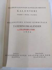 Helsingin kaupungin kunnallisverotuskalenteri - Helsingfors stads kommunala taxeringskalender 1957