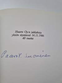 Suomalaisen kylmäteollisuuden uranuurtaja, vuorineuvos Paavo V. Suominen (signeerattu)