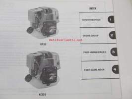 Honda General purpose engine GX22, GX31 Parts catalogue 2 -varaosaluettelo