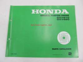 Honda General purpose engine GXV610, GXV620 Parts catalogue 2 -varaosaluettelo