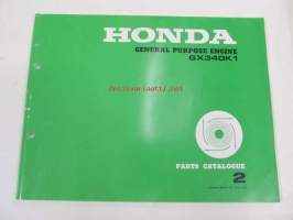 Honda General purpose engine GX340K1 Parts catalogue 2 -varaosaluettelo