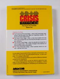 Crisis management : planning for the inevitable
