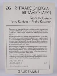 Riittääkö energia - riittääkö järki