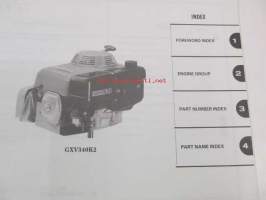 Honda General purpose engine GXV340K2, GXV340K2 (Propane engine) Parts catalogue 2 -varaosaluettelo