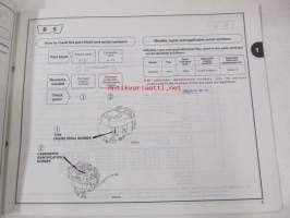 Honda General purpose engine GXV670 Parts catalogue 1 -varaosaluettelo