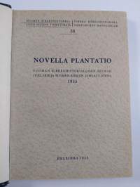 Novella plantatio : Suomen kirkkohistoriaalisen seuran juhlakirja Suomen kirkon juhlavuotena 1955