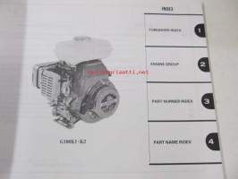Honda General purpose engine G100.K1.K2, G101 Parts catalogue 8 -varaosaluettelo