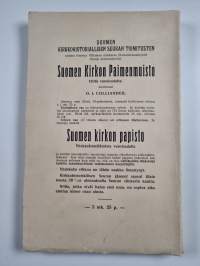 Suomen kirkkohistoriallisen seuran vuosikirja 1914 = Finska kyrkohistoriska samfundets årsskrift 1914
