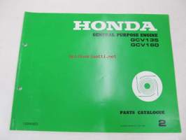 Honda General purpose engine GCV135, GCV160 Parts catalogue 2 -varaosaluettelo