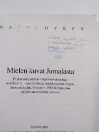 Mielen kuvat Jumalasta : psykoanalyyttisen objektisuhdeteorian näkökulma jumalasuhteen mielikuvamaailmaan Suomen ev. lut. kirkon v. 1948 Kristinopin tarjoaman ain...