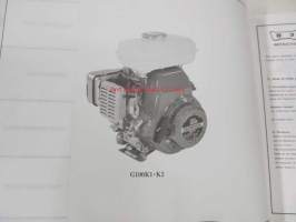 Honda General purpose engine G100.K1.K2 Parts catalogue 7 -varaosaluettelo