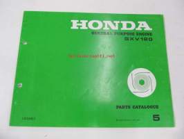Honda General purpose engine GXV120 Parts catalogue 5 -varaosaluettelo