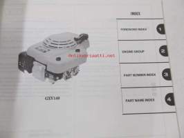 Honda General purpose engine GXV140 Parts catalogue 4 -varaosaluettelo