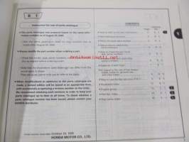 Honda General purpose engine GXV140 Parts catalogue 4 -varaosaluettelo