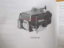 Honda General purpose engine GXV270.K1 Parts catalogue 6-varaosaluettelo