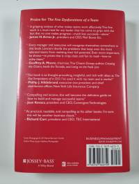 The five dysfunctions of a team : a leadership fable (signeerattu)