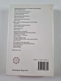 Object Relations, the Self, and the Group : A Conceptual Paradigm