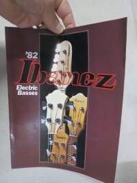 Ibanez 1982 Electric Basses, Guitars Catalog -kitara, myyntiesite