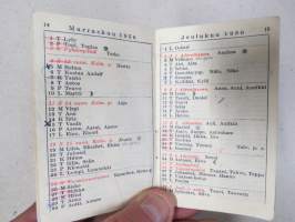 Naisten almanakka 1956 -kalenteri
