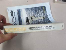 Evinrude - Johnson Outboards 1971-89 Repair Manual - Covers all 1,25-60 hp, 1 and 2-Cylinder, 2-Stroke Models (inc. Wiring Diagrams) -korjaamo-ohjekirja