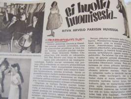 Seura 1949 nr 16, hauskaa vappua teekkarien kevätsimaus, Sakari Pälsi, Plastex koko sivun mainos