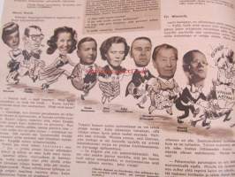 Seura 1949 nr 16, hauskaa vappua teekkarien kevätsimaus, Sakari Pälsi, Plastex koko sivun mainos