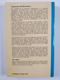 Organisation and bureaucracy : an analysis of modern theories