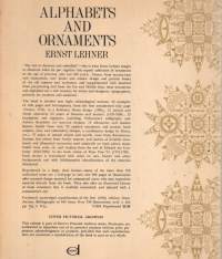 Alphabets and Ornaments