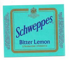 Schweppes  Bitter Lemon  -   juomaetiketti