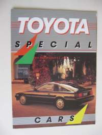 Toyota Special Cars Celica, MR2, Supra 1986 -myyntiesite