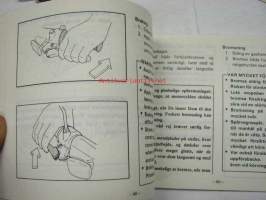 Yamaha SA50 owner´s manual vm. 1981 -käyttöohjekirja englanti, ruotsi