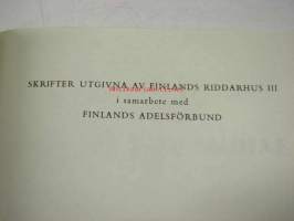 Gentes Finlandiae II Skrifter utgivna av Finlands Riddarhus III i samarbete med Finlands Adelsförbund