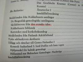 Gentes Finlandiae II Skrifter utgivna av Finlands Riddarhus III i samarbete med Finlands Adelsförbund