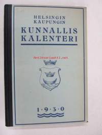 Helsingin kaupungin kunnalliskalenteri 8. 1930