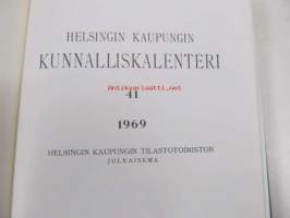 Helsingin kaupungin kunnalliskalenteri 41. 1969